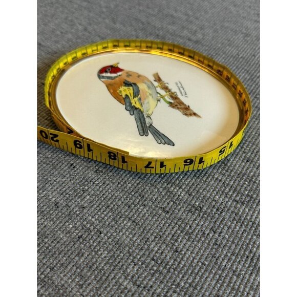 Vintage 1975 Goebel F. Kirchner Handpainted Porcelain Bird Wall Hanger - Picture 6 of 8